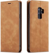 Samsung Galaxy S9 Bookcase | Bruin | Pasjeshouder | Portemonnee hoesje