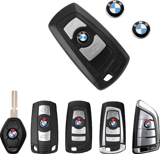 Je zal beter worden perspectief veiligheid BMW Embleem voor Sleutel - BMW 11mm Sticker - Autosleutel -  Afstandsbediening - Zwart... | bol.com