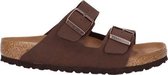 Birkenstock Arizona Heren Slippers Vegan Bruin Regular-fit Maat 42