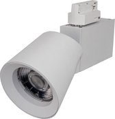 LED Railspot 32W 38 ° COB driefasig WIT - Warm wit licht