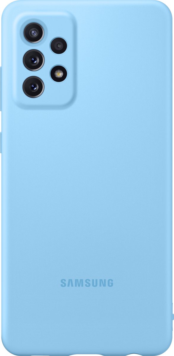 Samsung Silicone Hoesje - Samsung Galaxy A72 - Blauw