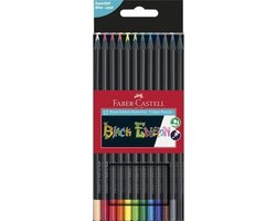 Faber-Castell kleurpotloden - Black Edition - 12 stuks - FC-116412