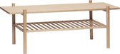 HÜBSCH INTERIOR - Table basse Vintage allongée, chêne FSC® - 120x57xh46 cm