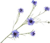 Silk-ka Kunstbloem-Zijden Bloem-Korenbloem Zijde Blauw 92 cm