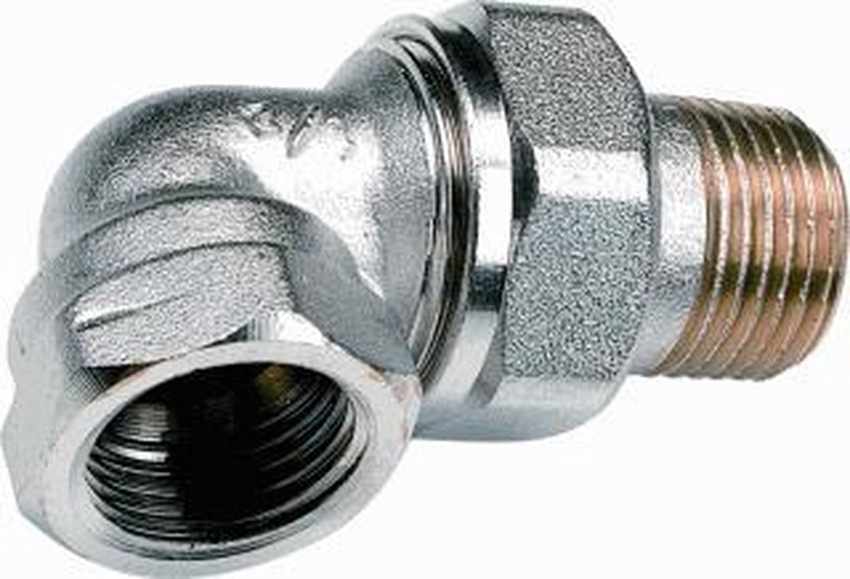 Comap Sar radiatorkoppeling vernikkeld haaks 3/4 3107 N