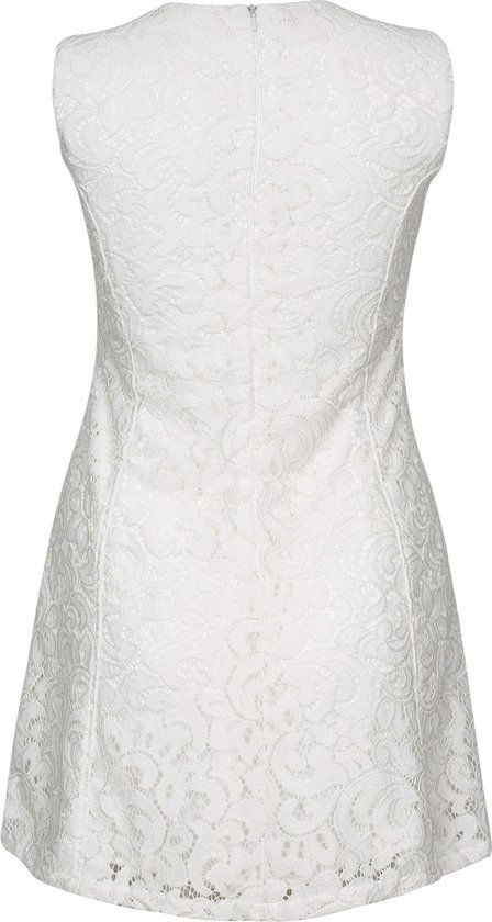 Robe en kanten sans manches La VA Line Wit - 158