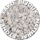 Fako Bijoux® - Stukjes Natuursteen - Natuursteen Chips - Stukjes Onregelmatige Natuursteen Split In Doosje - 5-8mm - 60-70 Gram - Howliet