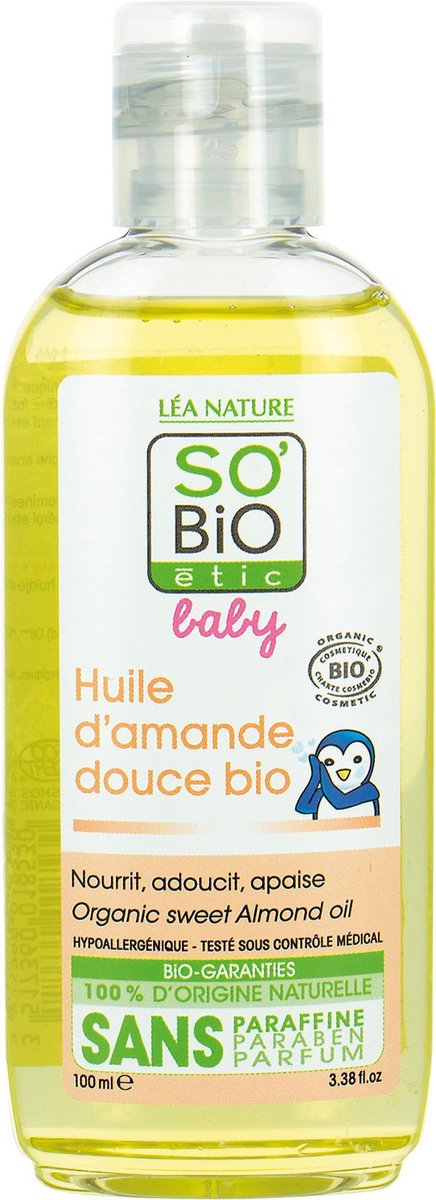 Goedkoopste So Bio Etic - huid olie - massage olie - Baby Sweet Almond Oil 100ml
