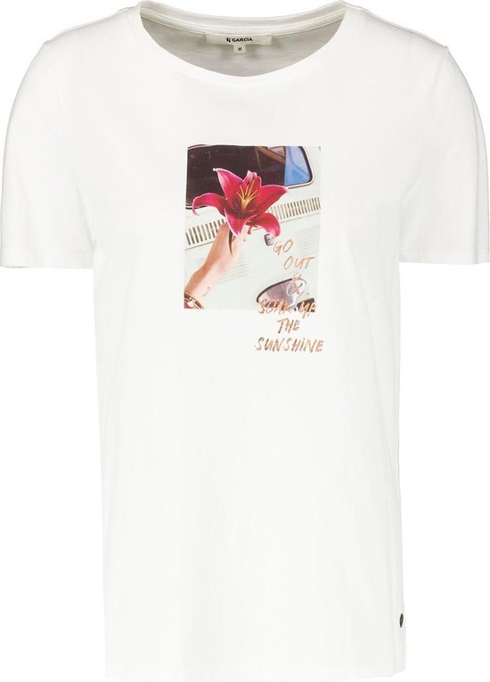 Freequent T-shirt Off-white dames (SHIRT OFF-WHITE - YR-SS-BL.OFFWHT) - GL  Sport (Sluis)