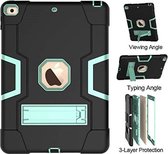 Geschikt Voor iPad Mini 5/4 Hoes - Mini 5/4 Cover - Mini 5/4 Case - A1538 - A1550 - A2133 - A2124 - A2125 - A2126 - Backcover - Shockproof Case Cover - Met Standaard - Schokbestendig - Groen
