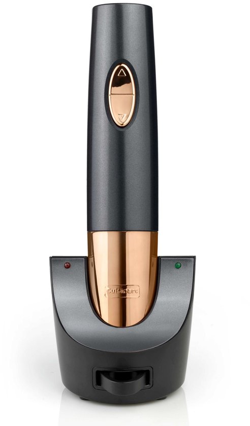 Cuisinart - Elektrische kurkentrekker - Oplaadbare wijnopener - Flessenopener - Zwart