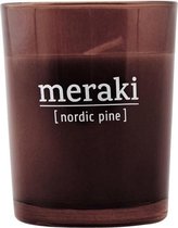 Meraki - Geurkaars Nordic Pine rood