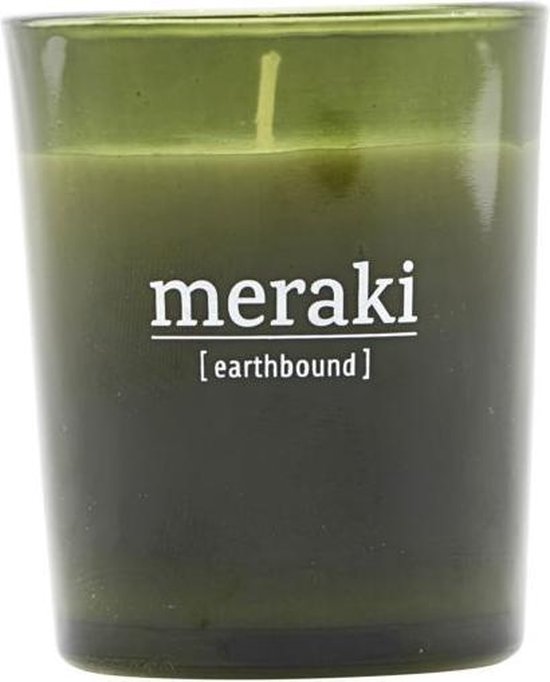 Meraki - Geurkaars Earthbound groen