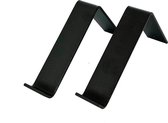 GoudmetHout Industriële Plankdragers L-vorm 15 cm - Staal - Mat Zwart - 4 cm x 15 cm x 15 cm - Plankendrager