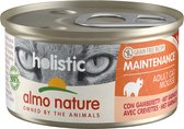 Almo Nature Natvoer voor Katten- Holistic Maintenance Mousse - Garnalen - 24 x 85 gram