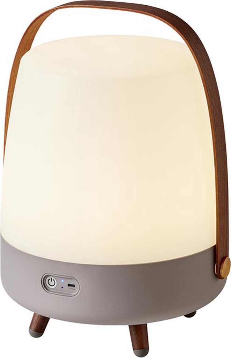 Kooduu Lite-Up PLAY Earth - Draadloze Bluetooth Speaker en Deense Design LED-Lamp in één - tot ruim 10 uur wireless muziek streamen