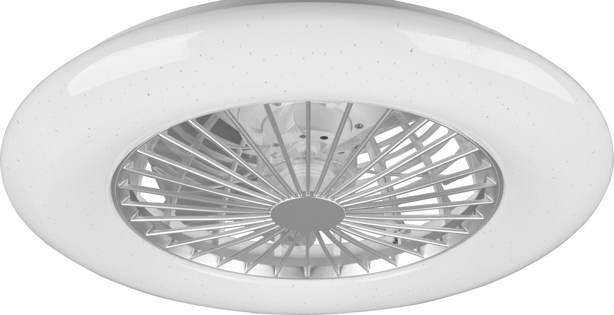 Trio Leuchten Plafondventilator Stralsund LED Ø50CM RGB 30W Multicolor Titaan