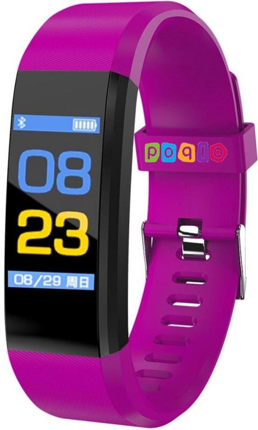 Smart Sport Horloge Plus - Horloge - Hardloop Armband - Stappenteller | bol.com