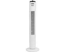 Torenventilator Tristar VE-5806 79 cm, 3 snelheden, timer, oscillatie, stil, compact, wit