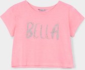 Tiffosi, T-Shirt cropped pink "Bella" maat 152