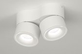 Lumidora Opbouwspot 72788 - 2 Lichts - Ingebouwd LED - 18.6 Watt - 1378 Lumen - 3000 Kelvin - Wit - Aluminium - Badkamerlamp