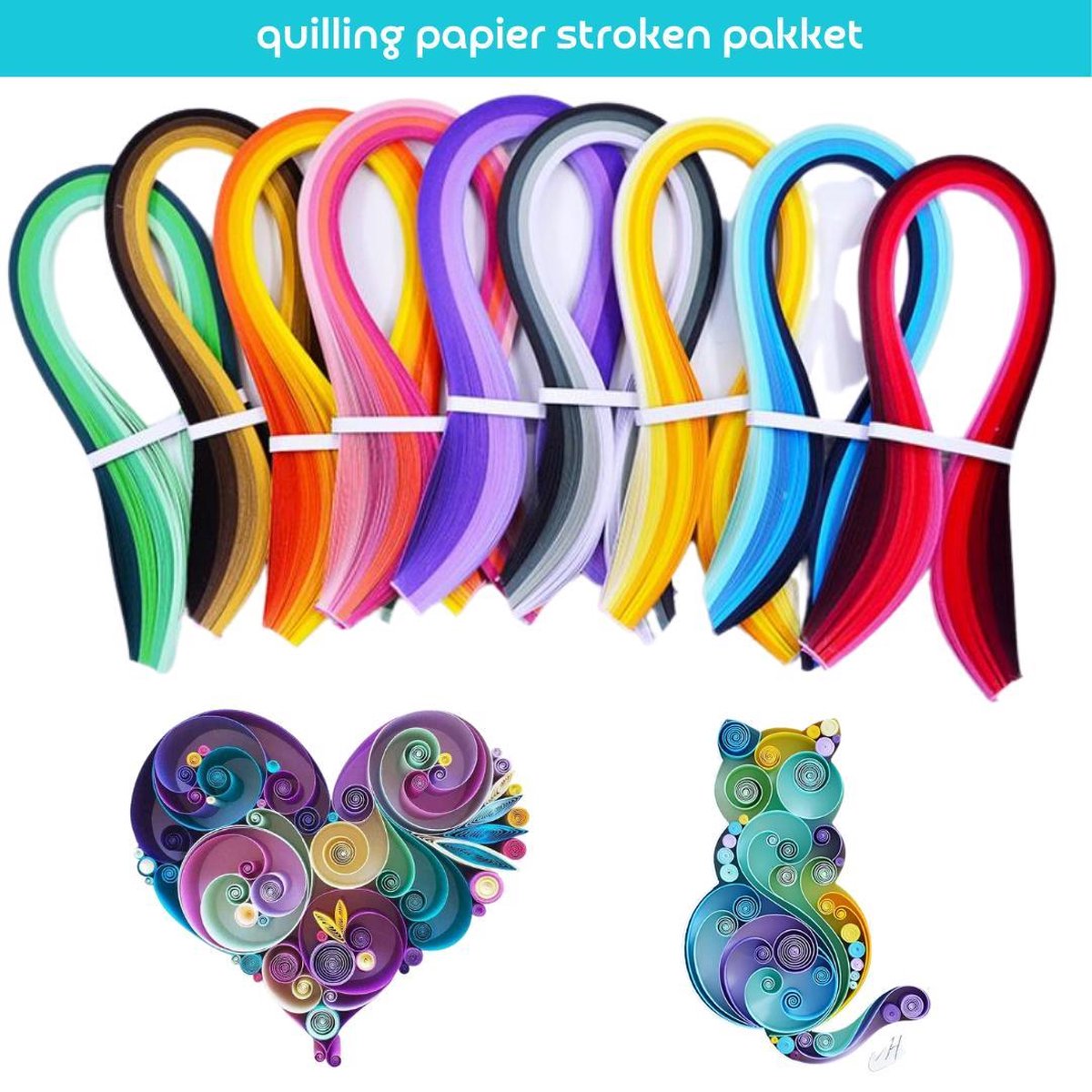 Winkrs Quilling papier Stroken Pakket 900 5MM Stroken 45