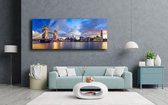 KEK Original - Special - London Panorama - wanddecoratie - 250 x 100 cm - muurdecoratie - Plexiglas 5mm - Acrylglas - Schilderij