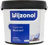 Wijzonol Superdek Muurverf - RAL 9010 - 10 Liter