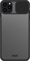 Voor iPhone 11 MOFI Xing Dun-serie Doorschijnend Frosted PC + TPU Privacy Antireflectie Schokbestendig All-inclusive beschermhoes (zwart)