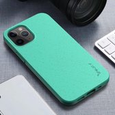 Voor iPhone 12 mini iPAKY Starry Series schokbestendig rietje + TPU beschermhoes (fruitgroen)