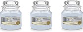 Yankee Candle Small Jar Geurkaars 3-pack - A Calm & Quiet Place