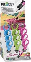 WEDO knutselmes/Scalpel Fit2cut, diverse kleuren