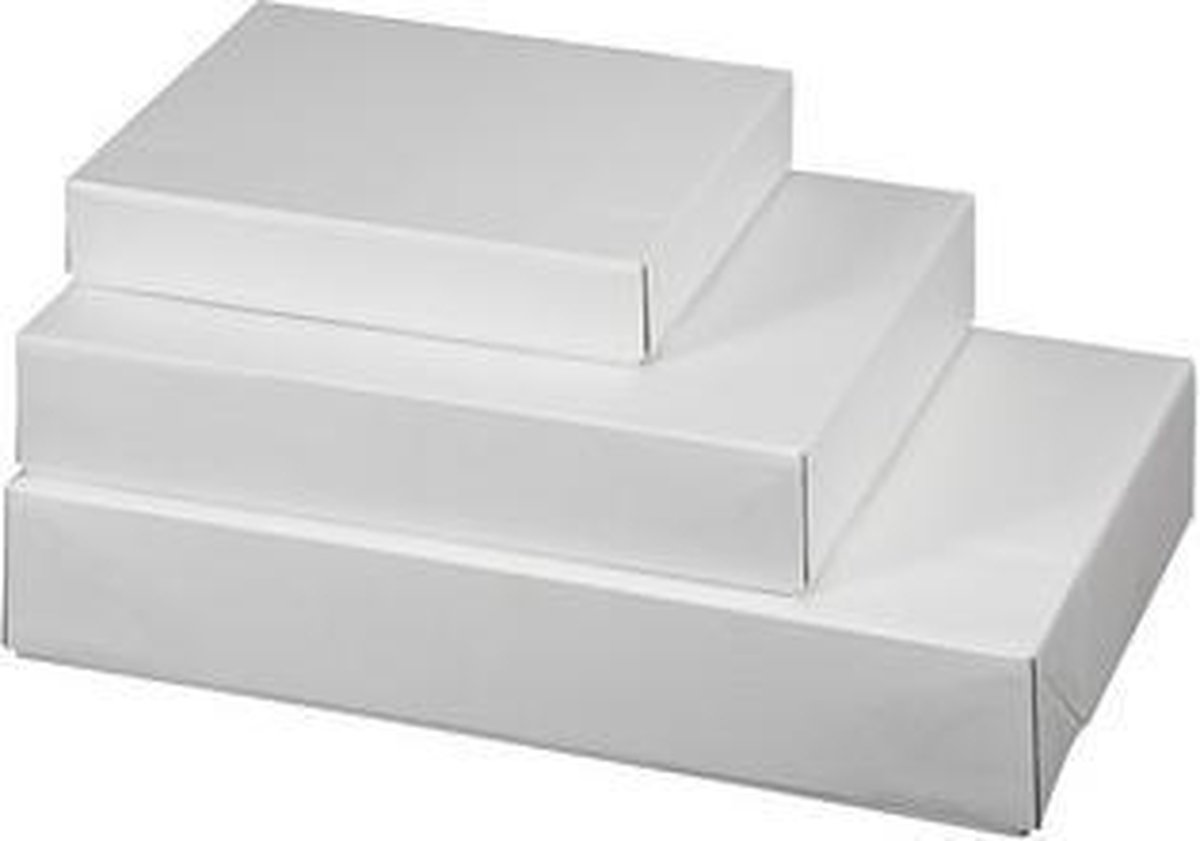 SMARTBOXPRO e-commerce telescoopdoos, medium, wit
