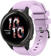 Strap-it Smartwatch bandje siliconen - geschikt voor Garmin Venu 2 / Garmin Vivoactive 4 - lila