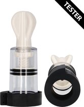 Electro Nipple Suckers - Transparent - Tester  ELC017TRATEST | Promotion Materials,Shots - ElectroShock