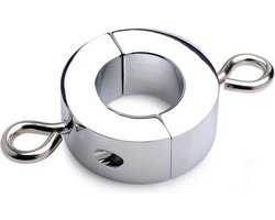 XR Brands Ball Trap - Metal Ball Stretcher silver