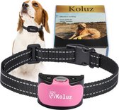 Roze Koluz Anti Blafband Waterdicht voor kleine en grote honden Anti Blaf Apparaat - Verstelbaar Zowel Audio Als Vibratie Tril Correctie - Zonder Schok Diervriendelijk
