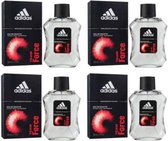 Adidas Team Force Eau de Toilette - Voordeelverpakking 4 x 100 ml Spray