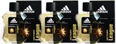 Adidas Eau de Toilette Men – Victory League - Voordeelverpakking 3 x 100 ml Spray