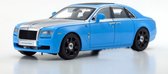 Rolls Royce Ghost 2011 (Lichtblauw/Zilver) (41 cm) 1/18 Kyosho Luxury Die Cast - Limited Edition - Modelauto - Schaalmodel - Model auto - Miniatuurautos - Miniatuur auto