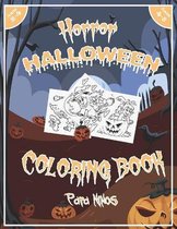 Horror Halloween Coloring Book Para Ninos