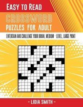Easy to Read Crossword Puzzles for Adult