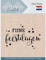 Card Deco Essentials - Clear Stamps - Fijne Feestdagen