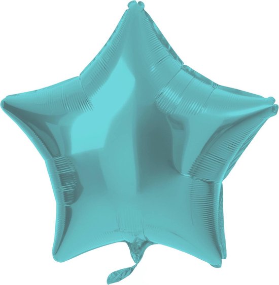 Folat - Folieballon Ster Pastel Aqua - 48 cm