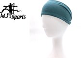MJ Sports Hoofdband - Hoofdband Sport - Zweetband - Haarband - Sporthaarband - Hardlopen - Unisex - Zee Groen