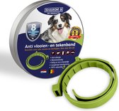 Biologische vlooienband voor honden - zwart - langdurig geur afgifte - teken en vlooien - zonder schadelijke pesticiden - geur halsband