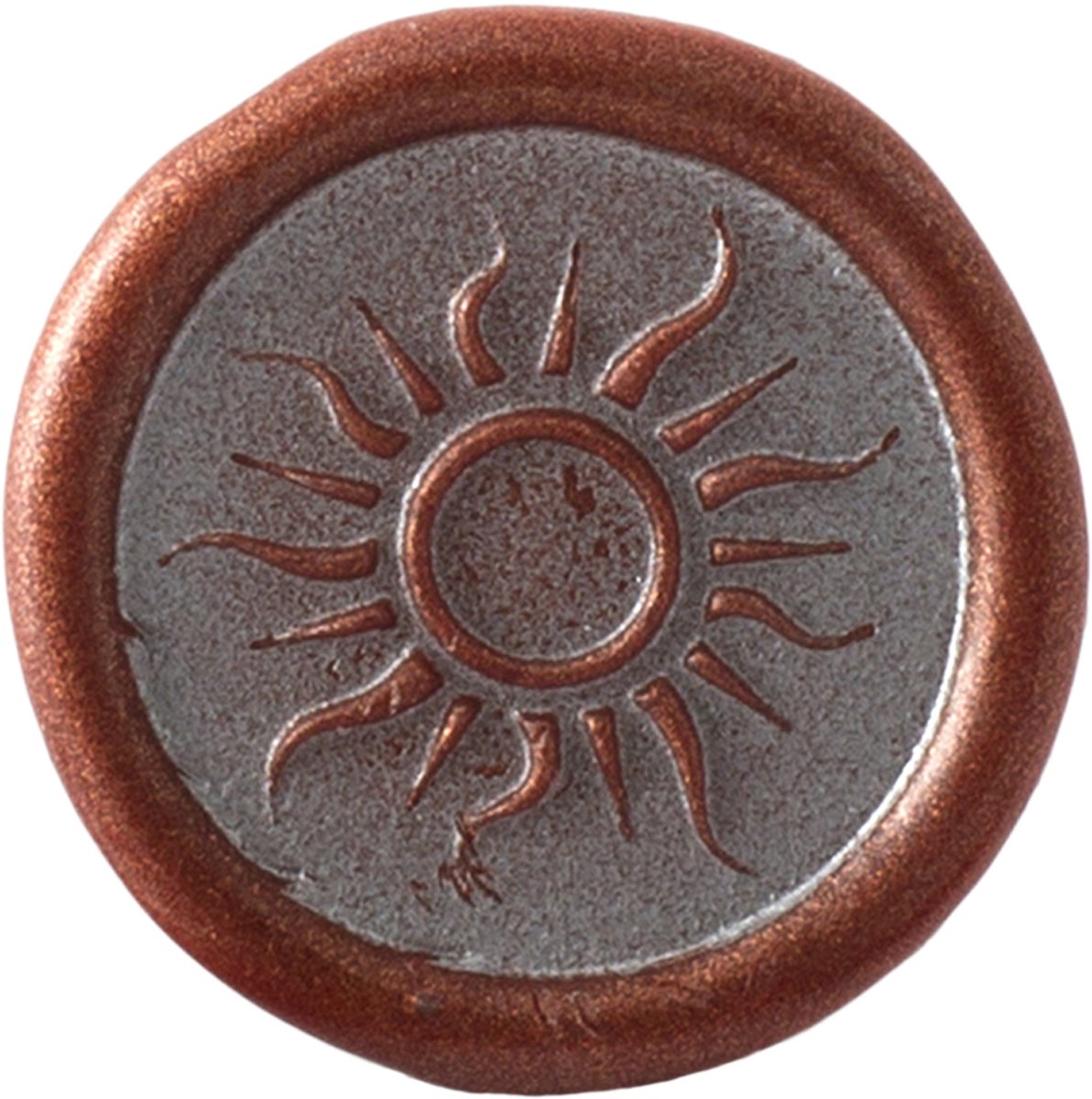 Lakzegels, zon