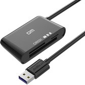 DrPhone DM CR2 3 in 1 Kaartlezer - USB3.0 – MicroSD/SD CF-Kaartadapter met Ondersteuning capaciteit: 512G