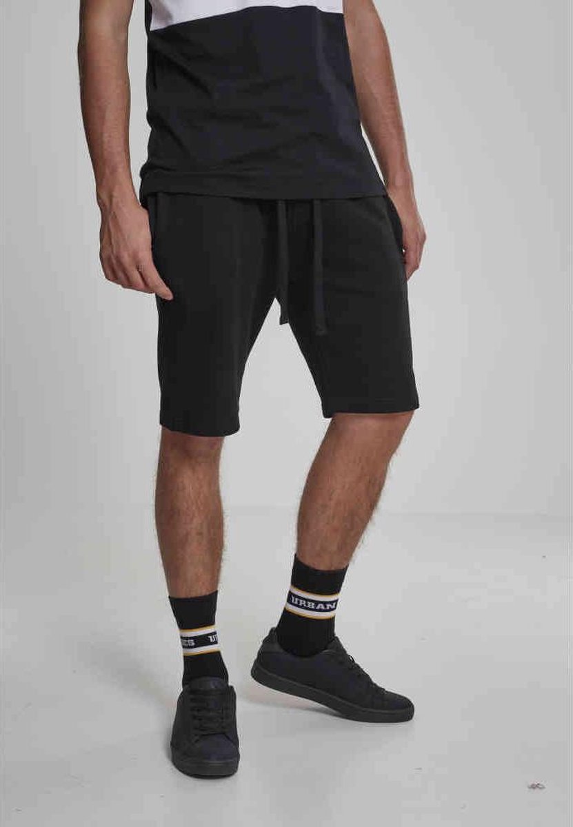 Urban Classics Set with Print and Lace Insert Heren Shorts – L Zwart