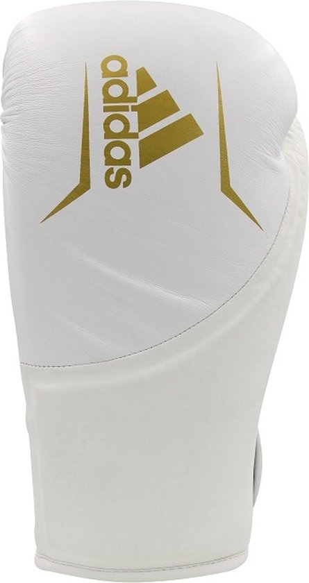 Adidas Speed 200 (Kick)Bokshandschoenen - Wit Goud - 14 oz.